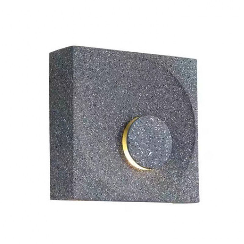 Single Black/White/Grey Wall Mounted Sconce LED Shaded Wall Light for Living Room