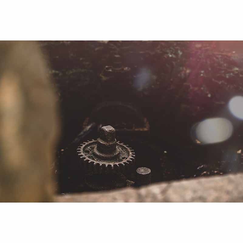 Photography Stain Resistant Mural Wallpaper Gears Indoor Wall Mural