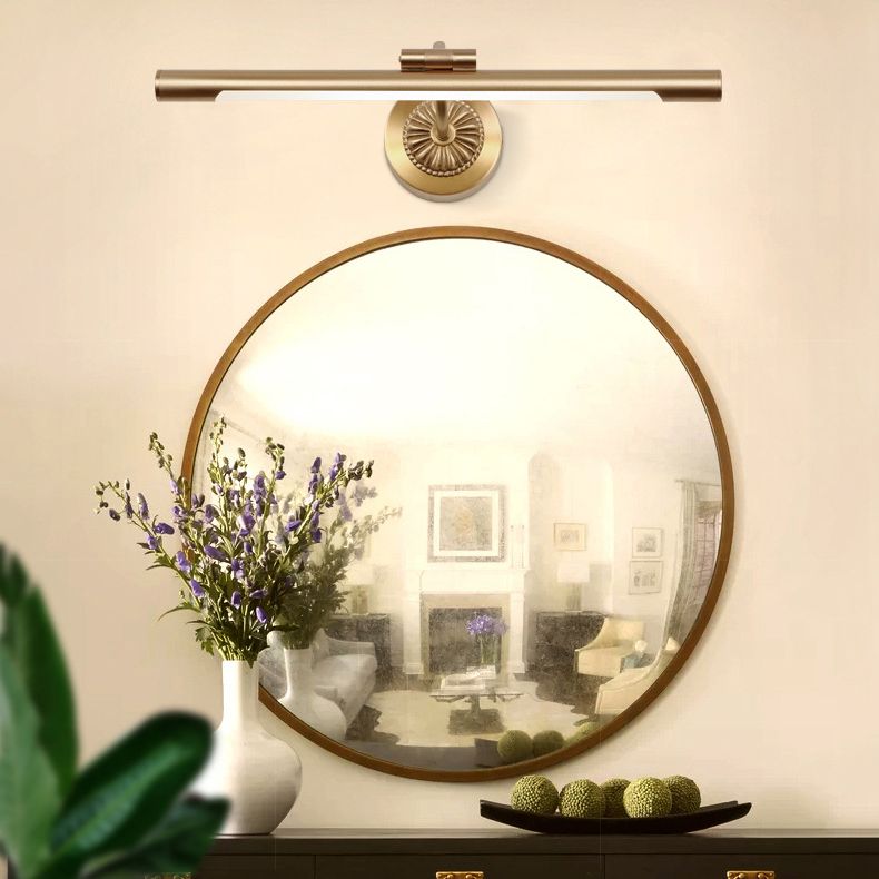 Luci a specchio vanità tradizionali Acrilico Acrilico Acrifide per il bagno