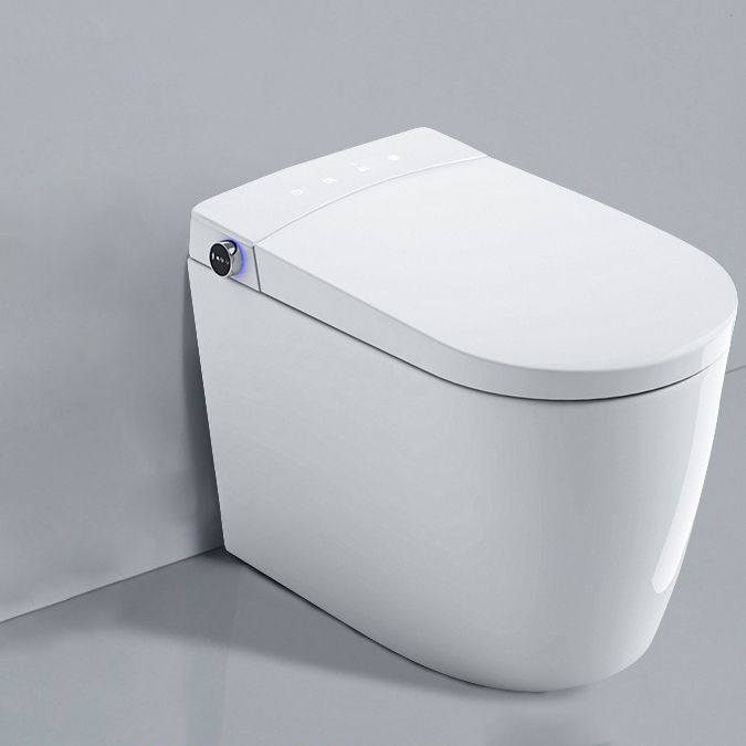 Modern 1-Piece Flush Toilet Floor Mounted Toilet Bowl for Washroom