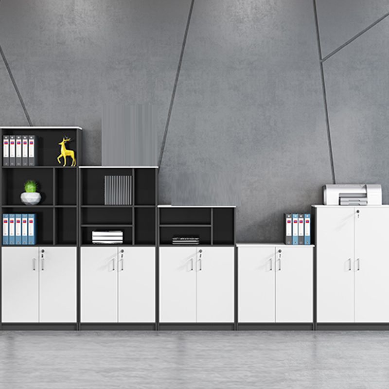 Modern Style Vertical File Cabinet Locking Storage Wood Filing Cabinet for Home Office
