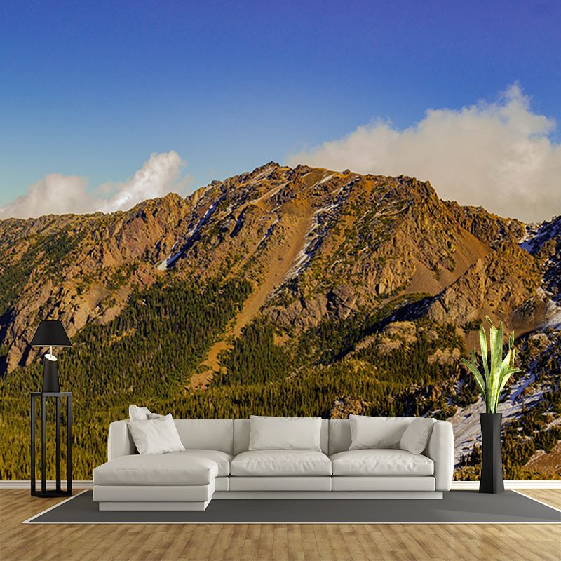 High Mountain Mural Wallpaper for Home Decoration Simple Wall Art, Made to Measure