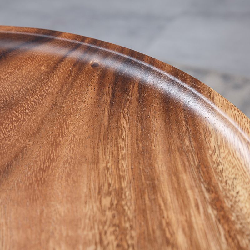 Pedestal Coffee Table Solid Wood Tray Top Coffee Cocktail Table