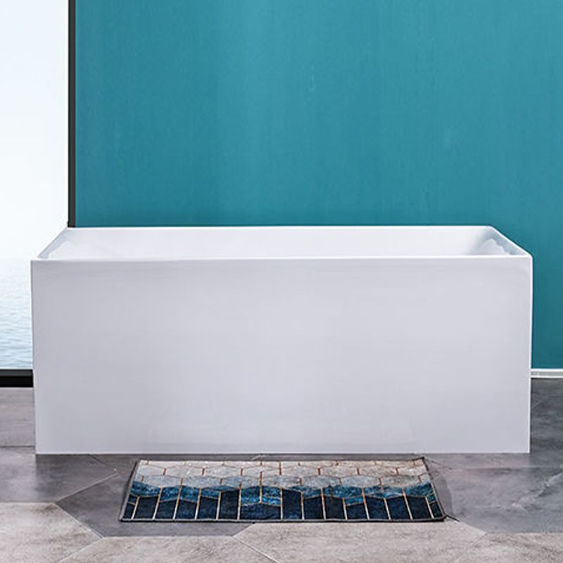 Soaking Freestanding Bath Tub Modern Style Acrylic Bathroom Bathtub