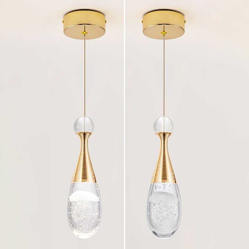 Mini Crystal Plafond Suspension lampe LED moderne LEMPORT DE PROSITIF POUR LA CHAMBRE