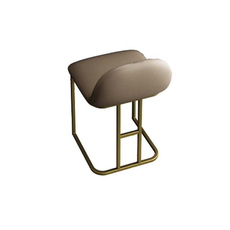 2-piece Vanity Table Set with Padded Stool Metal Make-up Vanity