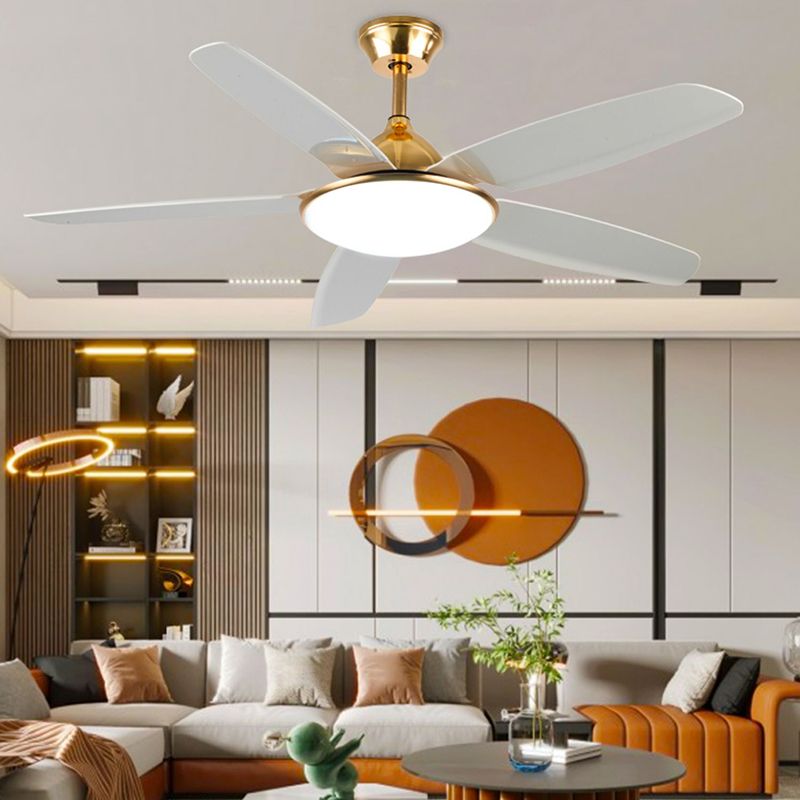 Ventio a soffitto rotondo in stile per bambini 1 Metal 1 Luce LED LIGHT per camera da letto