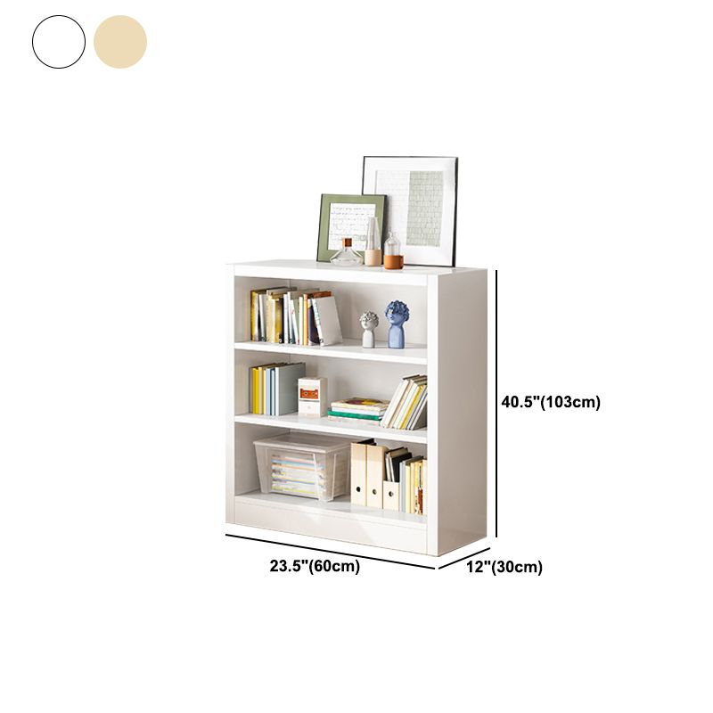 Contemporary Style Bookshelf Engineered Wood Bookcase for Home and Office