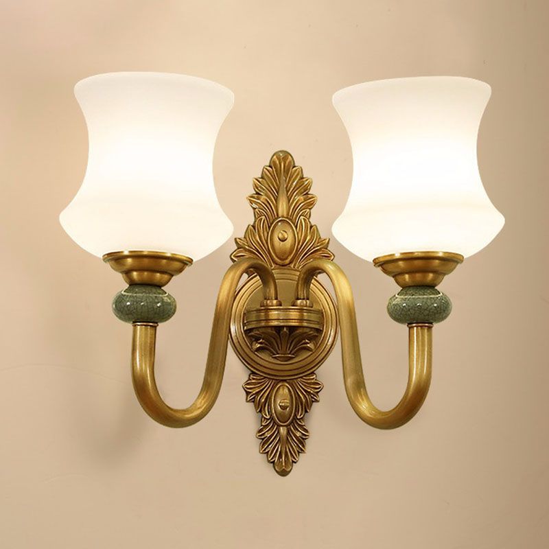 Lámpara colgante de sala de estar cónica vidrio esmerilado accesorio de iluminación de lámpara minimalista en verde