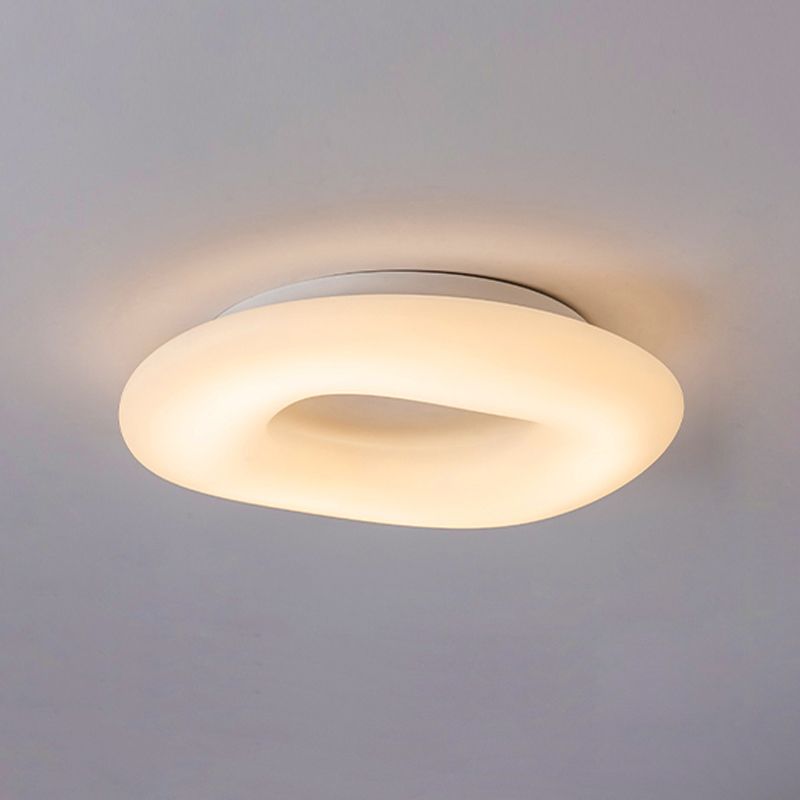 Plafonnier LED circulaire de Style nordique, luminaire décoratif de plafond, idéal pour une chambre à coucher