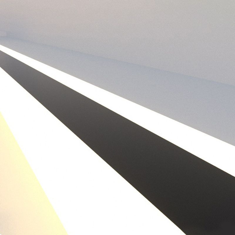 Lámpara de pared LED lineal de estilo contemporáneo 1 Luz de la pared de pared al aire libre.