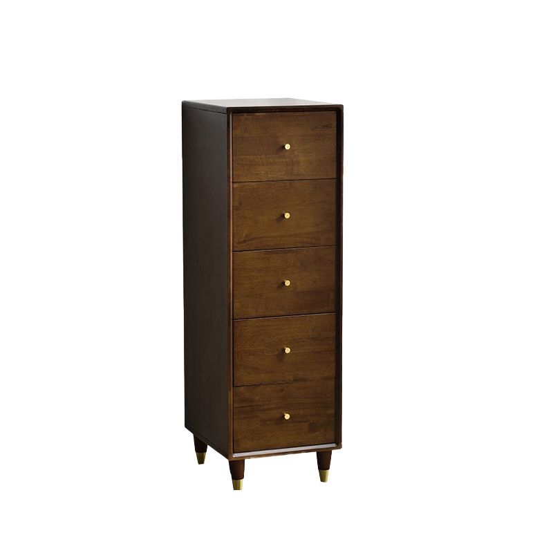 Modern Wood Cabinet Square Straight Legs Side Cabinet with Drawer