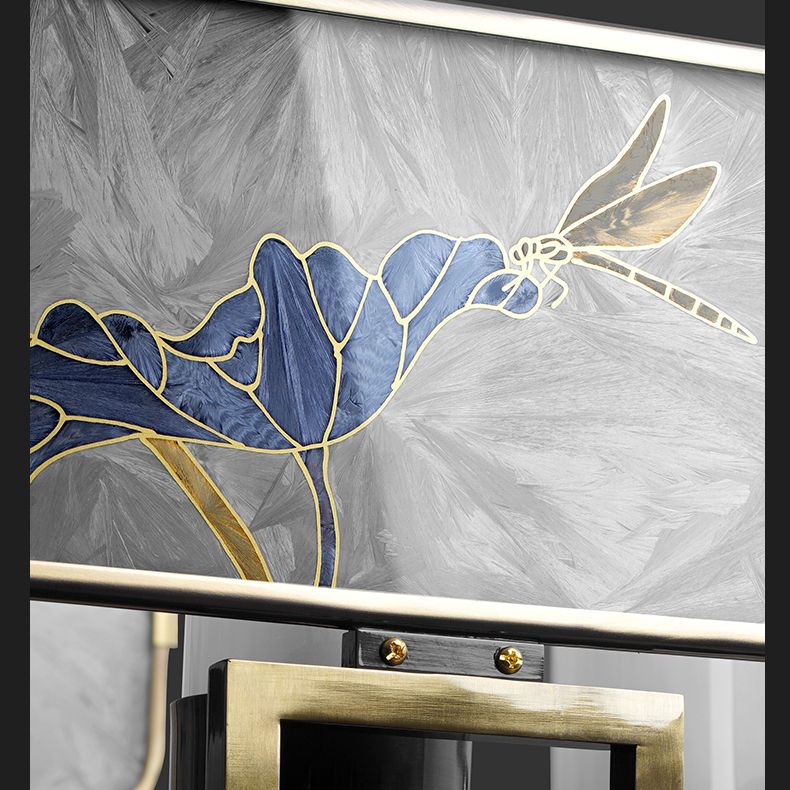 Modern Style Cylindrical Shape Island Lights Glass Pendant Lights in Gold