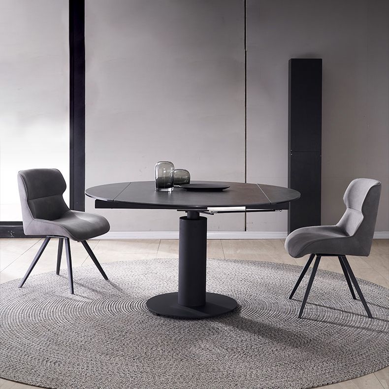 Sillas de comedor de cuero con brazo de estilo moderno, silla con respaldo para cocina