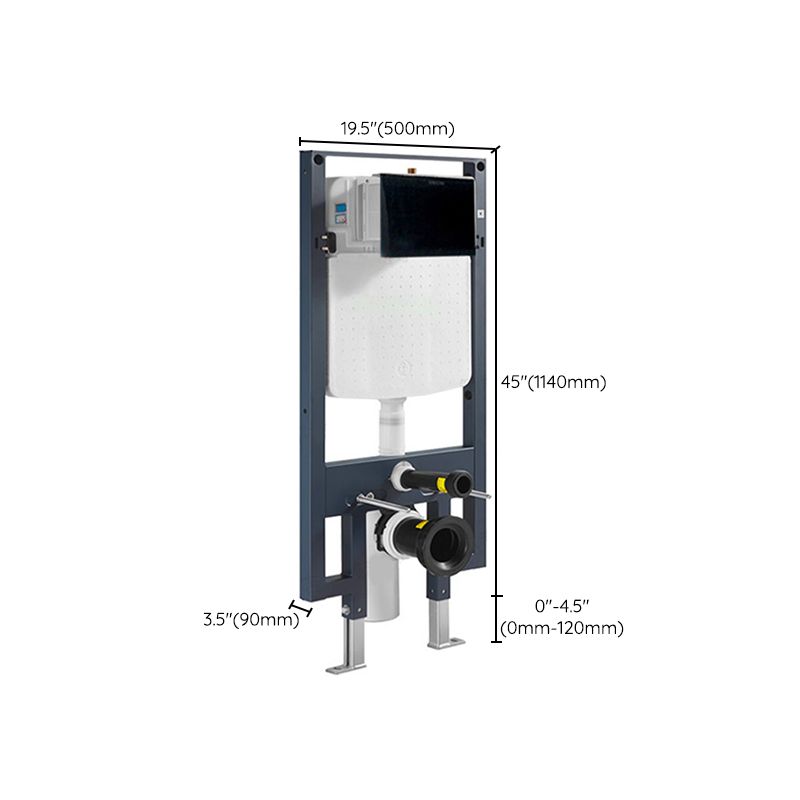 Contemporary Toilet Bowl One Piece Toilet Wall Mount Porcelain Flush Toilet