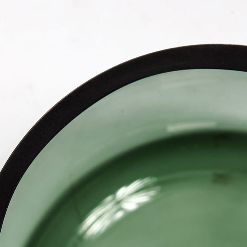 29.53 inch Wide Contemporary Sofa Side Accent Table Glass Round Side End Table