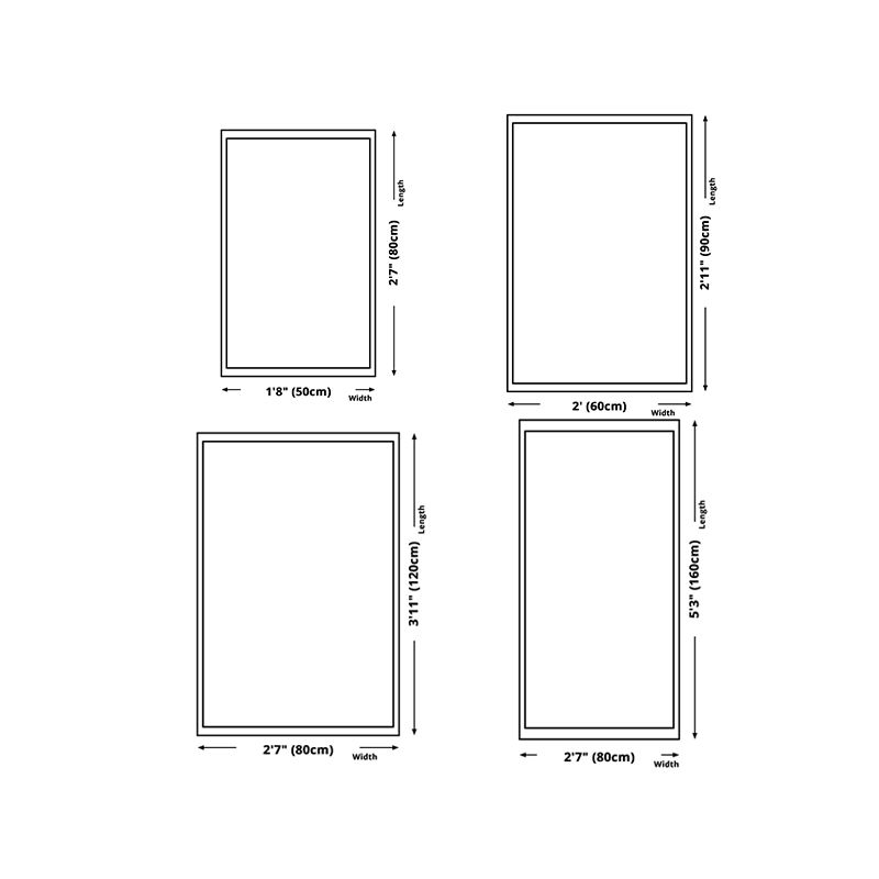 Trendy Color Block Rug Polyester Indoor Rug Non-Slip Backing Carpet for Living Room