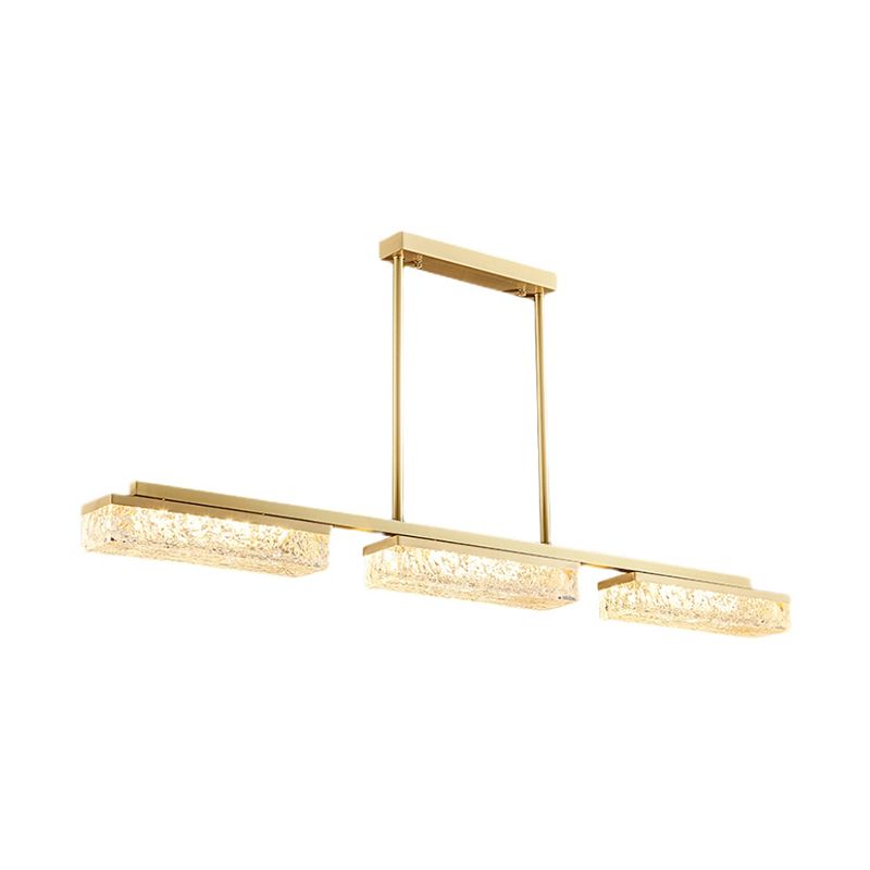 Pendentif linéaire de style contemporain