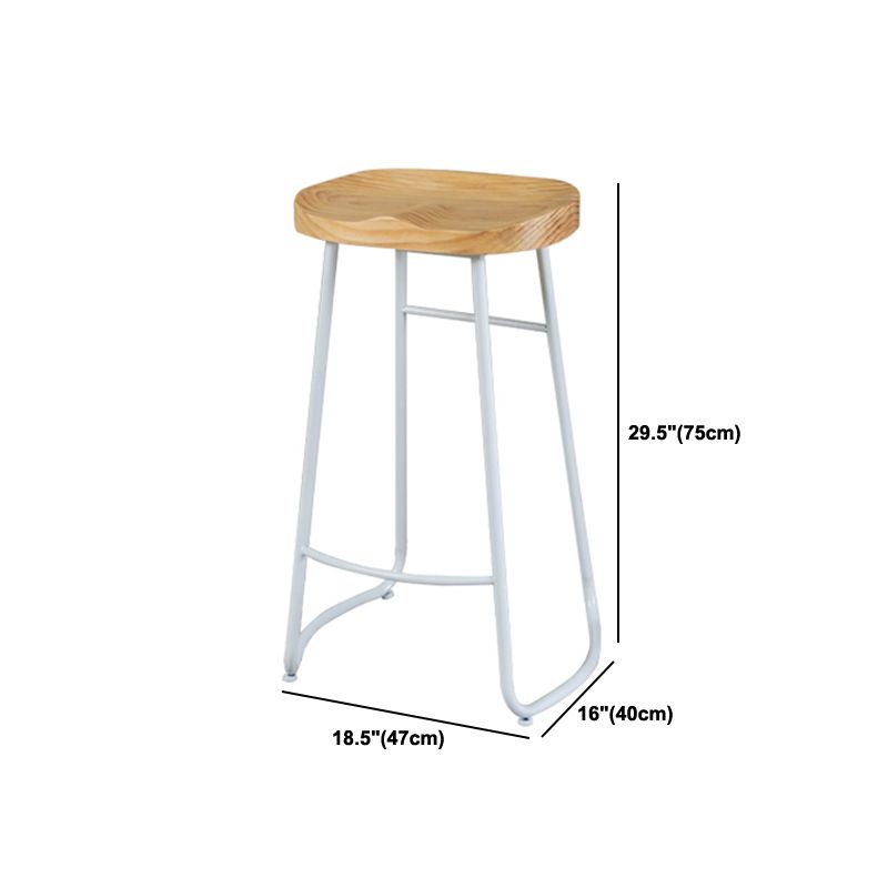 Modern Rectangle Solid Wood Bar Table Set 1/2/3 Pieces Counter Table with Wooden Stools