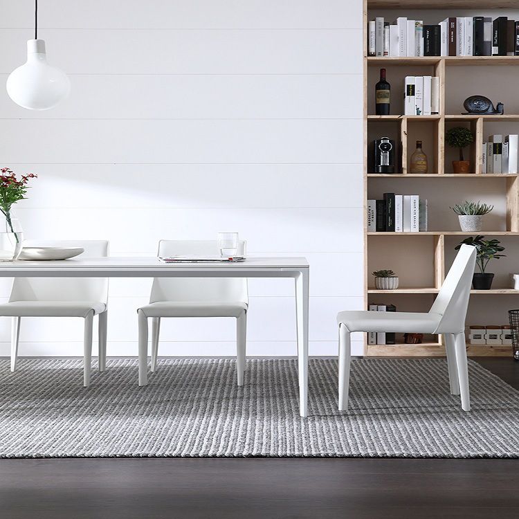 Designer Style 1/4/5/7 Pieces Rectangle Dining Set Sintered Stone Dining Table with Chairs