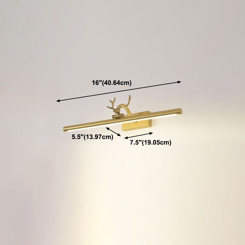 Metal Wall Lighting Fixture Simple LED Wall Sconce Light Fixture for Bathroom