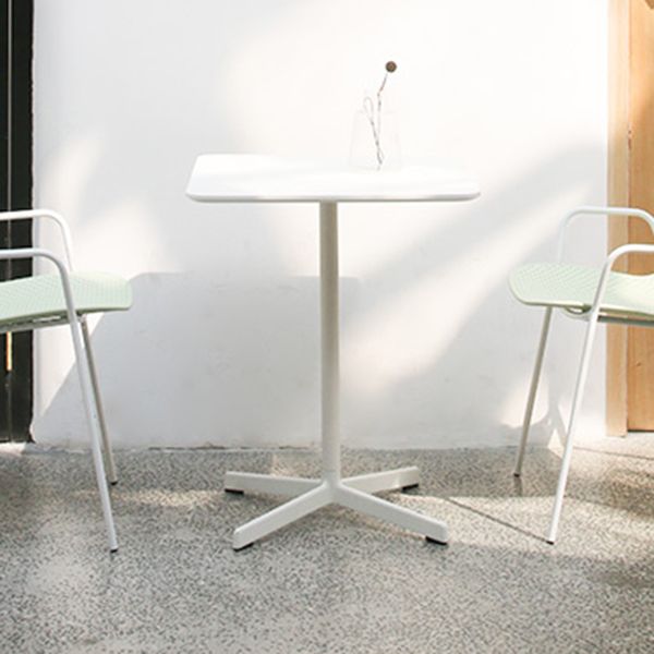 Industrial Style Dining Site Table Metal 4 Legs Dining Room Collection