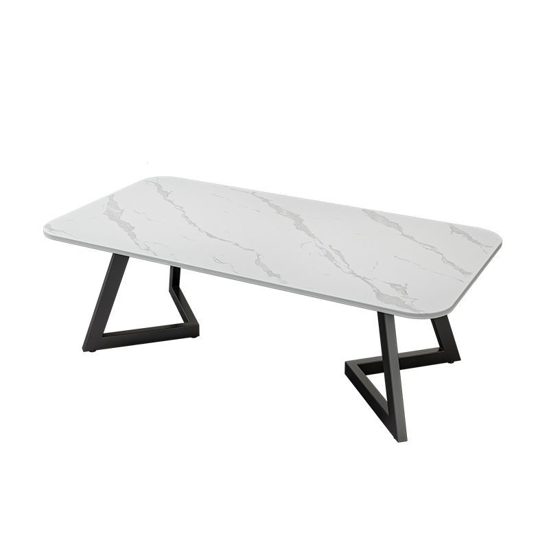 1 Single Rectangular/Round Cocktail Table Stone Top Coffee Table