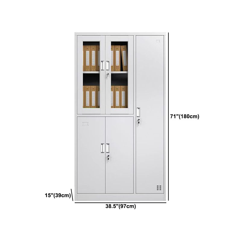 Modern Hinged Wardrobe Closet Metal Wardrobe Armoire for Bedroom