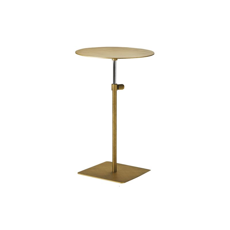 Stainless Steel Pedestal Cocktail Table Round/ Square Top Coffee Table