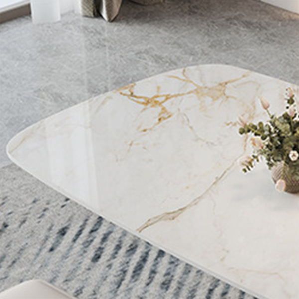 Luxurious Sintered Stone Top Dining Set Rectangle 1/4/5/7 Pieces Dinette Table Set