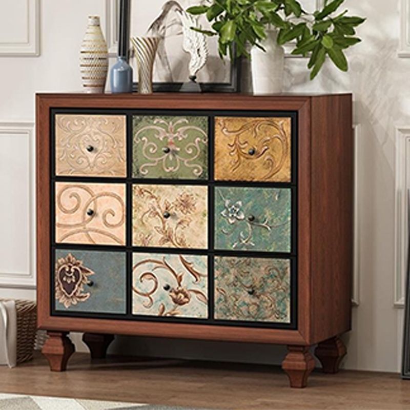 16.38-inch W Dresser American Traditional Solid Wood Storage Chest