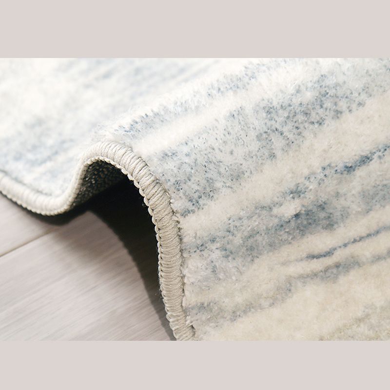 Apricot Tone Modern Area Carpet Polyester Stripe Printing Indoor Rug Anti-Slip Backing Carpet for Living Room