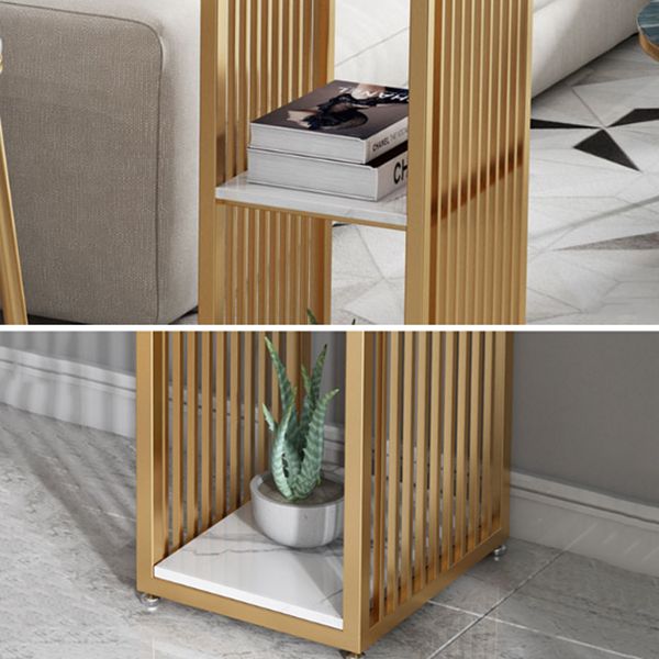 Nordic Glam 1/3 Pieces Bar Table Set Rectangle Marble Counter Table for Kitchen