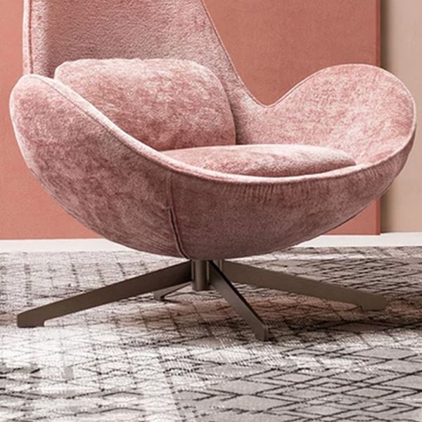 33.85" Wide Arm Chair Flared Arms Accent Chair with 4-Star Leg