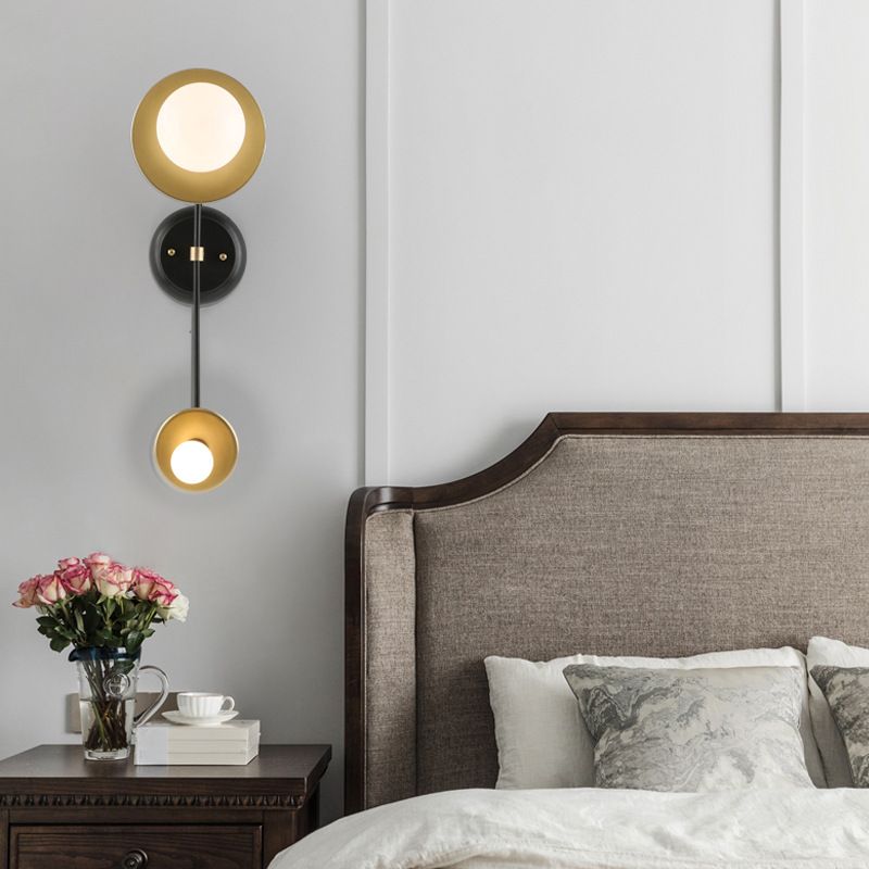 Lampade a parete a 2 luci a muro armato contemporaneo per soggiorno per soggiorno