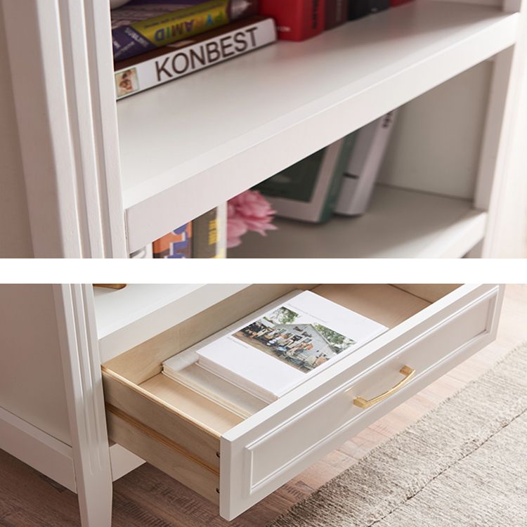 Modern Style Bookshelf Solid Wood Standard Shelf Bookcase for Home