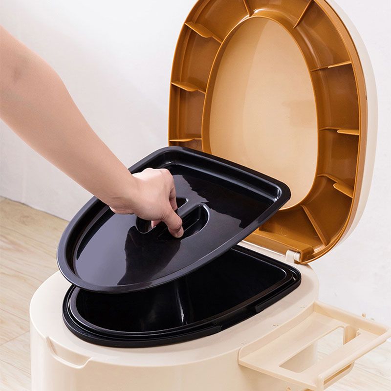Floor Mounted Plastic Flush Toilet One-Piece Toilet Modern Toilet Bowl