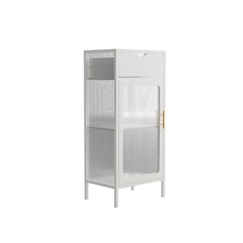 Contemporary 1 - Door Accent Cabinet, Rectangle Cabinet with 1 Drawer