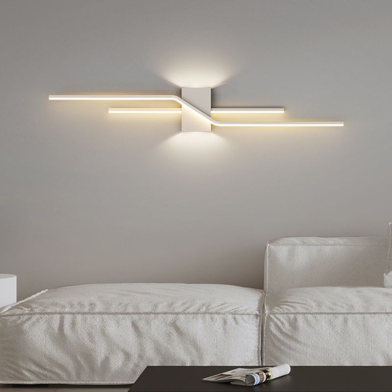 Minimalism Wall Light Fixtures Linear LED Indoor Wall Sconce Lighting for Living Room