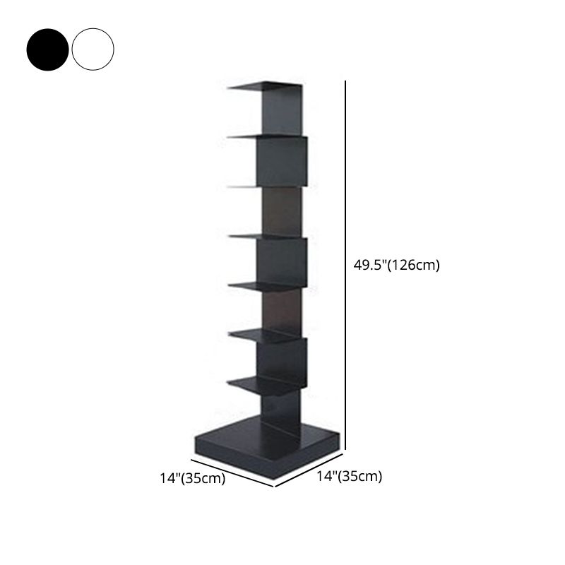 14"W Bookshelf Modern Style Invisible Bookcase for Office and Home