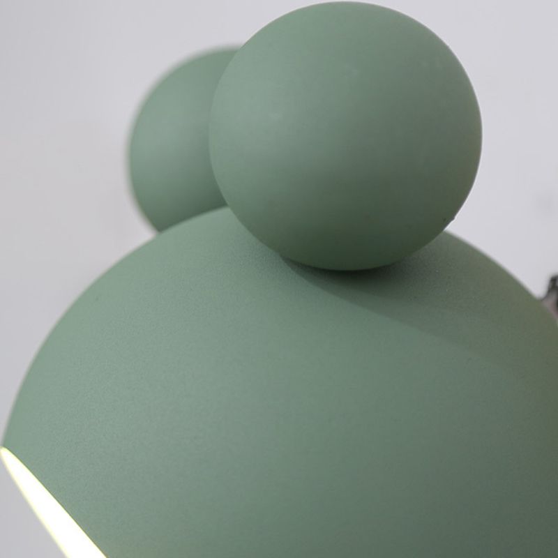 Round Wall Sconce Lighting Contemporary Metal 1 Head Wall Mounted Light Fixture