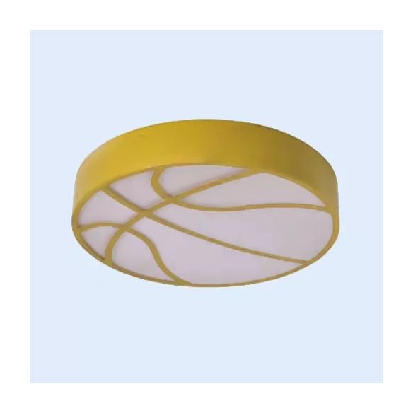 Plafonnier plat en acrylique de dessin animé, plafonnier de basket-ball, pour chambre de bébé, couloir