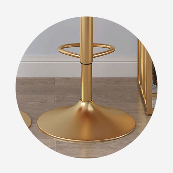 Upholstered Bar Stools Adjustable Height Scandinavian Counter-height Stool