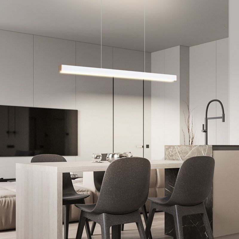 LED Island Lamp Noordige moderne stijl aluminium eetkamer hanglampje