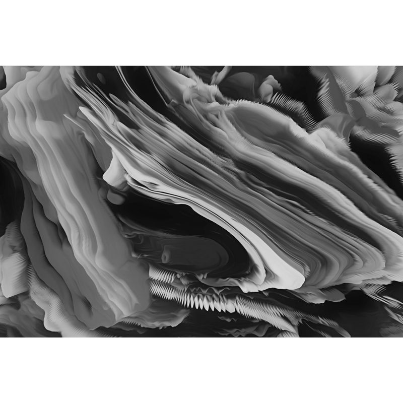 3D Cloud Abstract Pattern Mural Modern Water-Proof Living Room Wall Decor, Custom Size