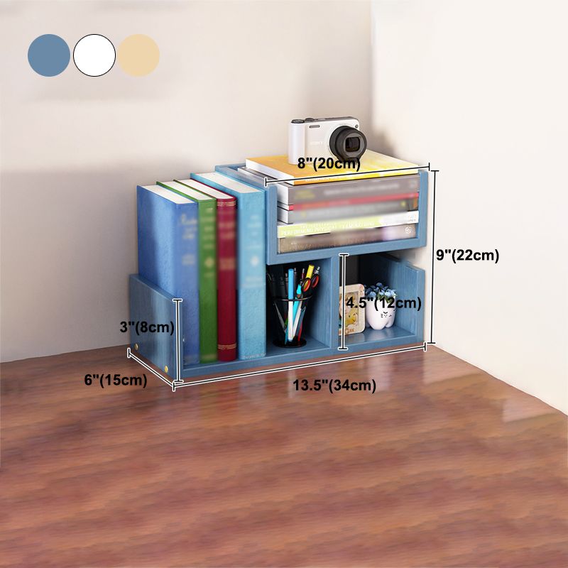 Contemporary Style Bookshelf Open Bookcase for Study Room and Home Office