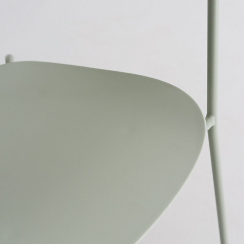 Fauteuil de salle à manger à dossier ouvert industriel, fauteuil de salle à manger mental de cuisine
