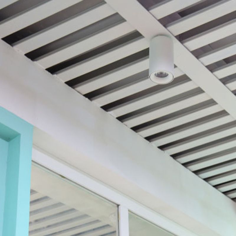 Aluminum Elongated Dome Ceiling Lamp Nordic LED Flush Mount Lighting for Hallway