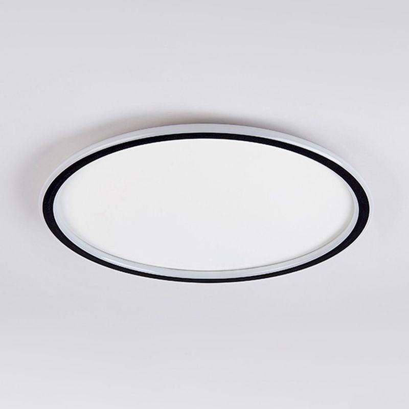 Aluminium Flush Flush Mount Ceiling Lighting Fixture Modern Black Flush Mount Lamp