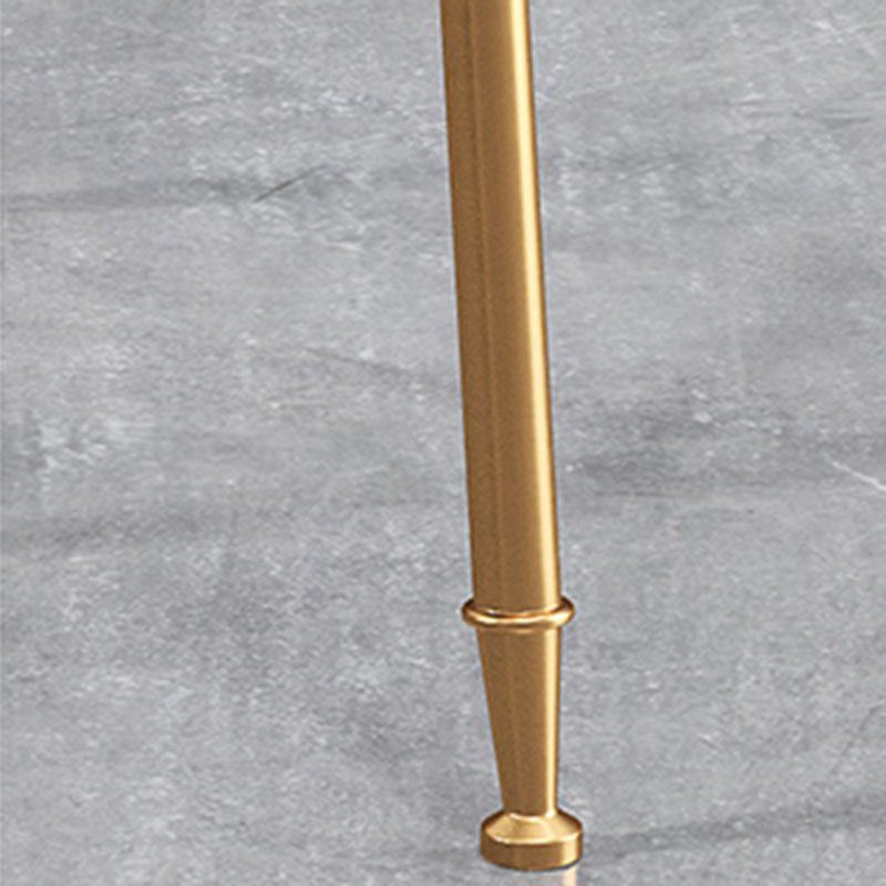 Nordic Design Stackable Backless Barstools for Home Upholstered Bar Stools with Metal Legs